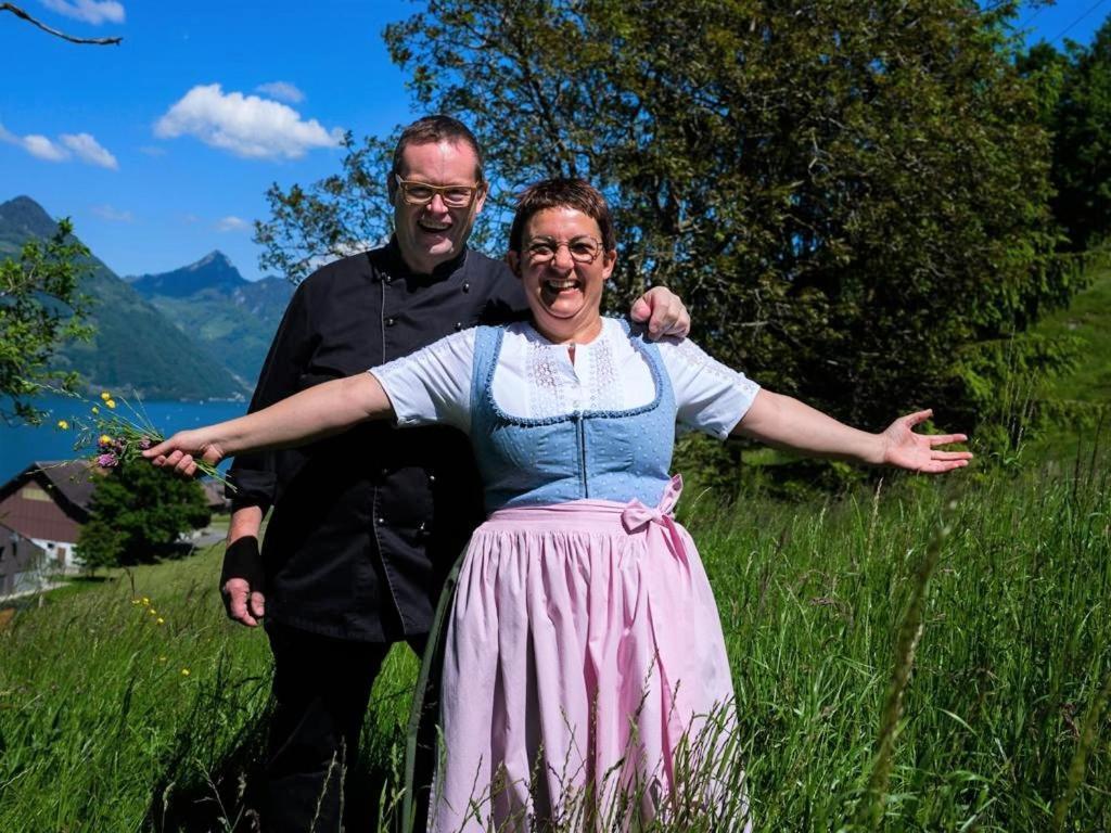 Hotel Sternen Buochs Bagian luar foto